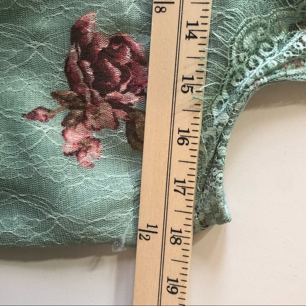 Lace sheer floral airy tank top fairy core - Picture 11 of 14